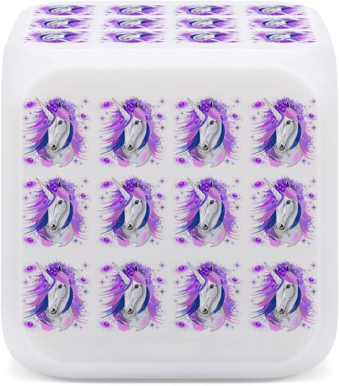 Oyihfvs White Unicorn Digital Alarm Clock with LED Light