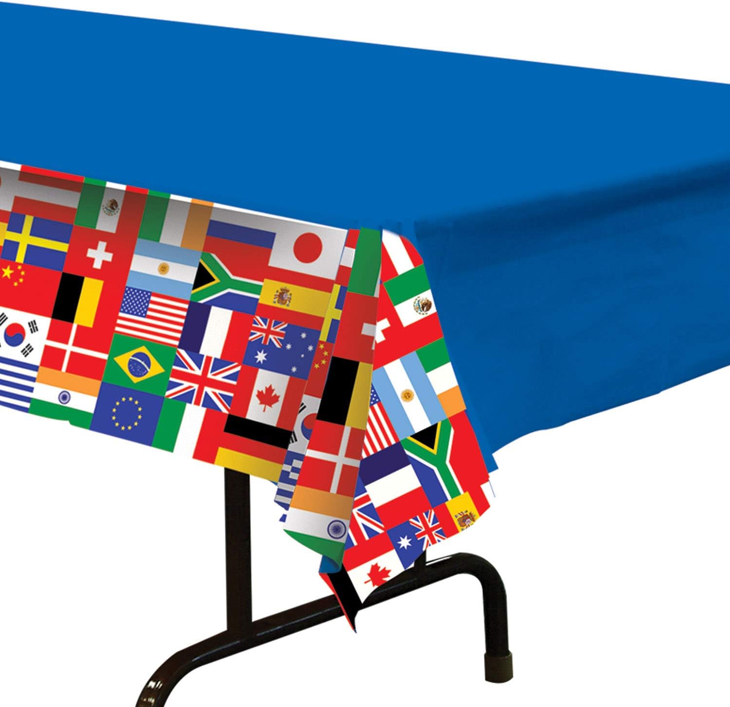 Beistle International Flag Plastic Table Cover