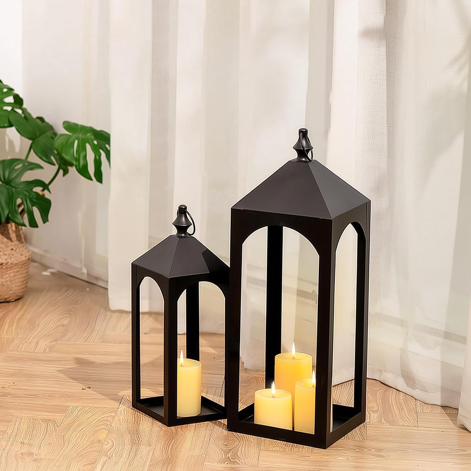 Staymoment Decorative Candle Lanterns Set of 2