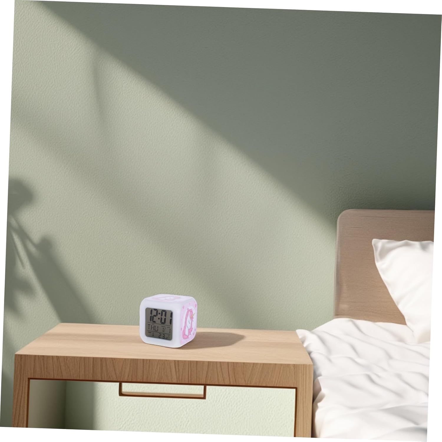 GLEAVI Unicorn LED Digital Alarm Clock with Nightlight