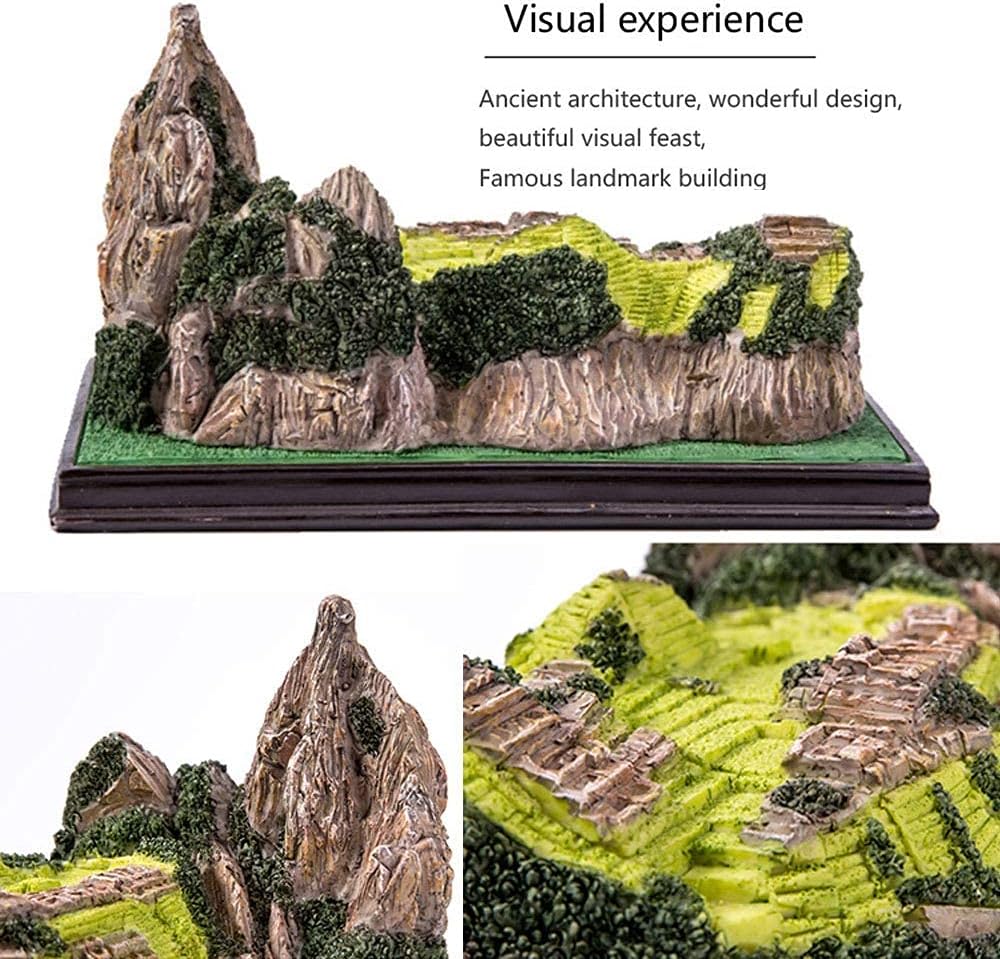 Machu Picchu Statue Home Decor Sculpture Desktop Ornament