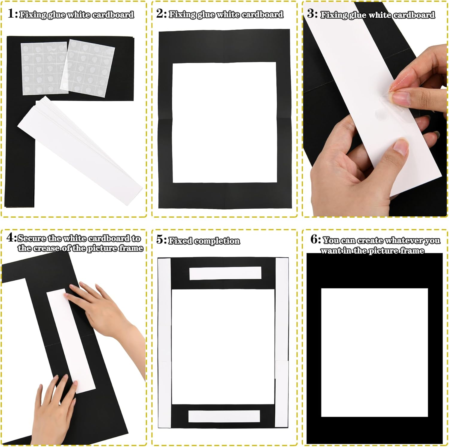 18pc Blank Photo Booth Props with Black Chalkboard Frame and Bubble Backdrop