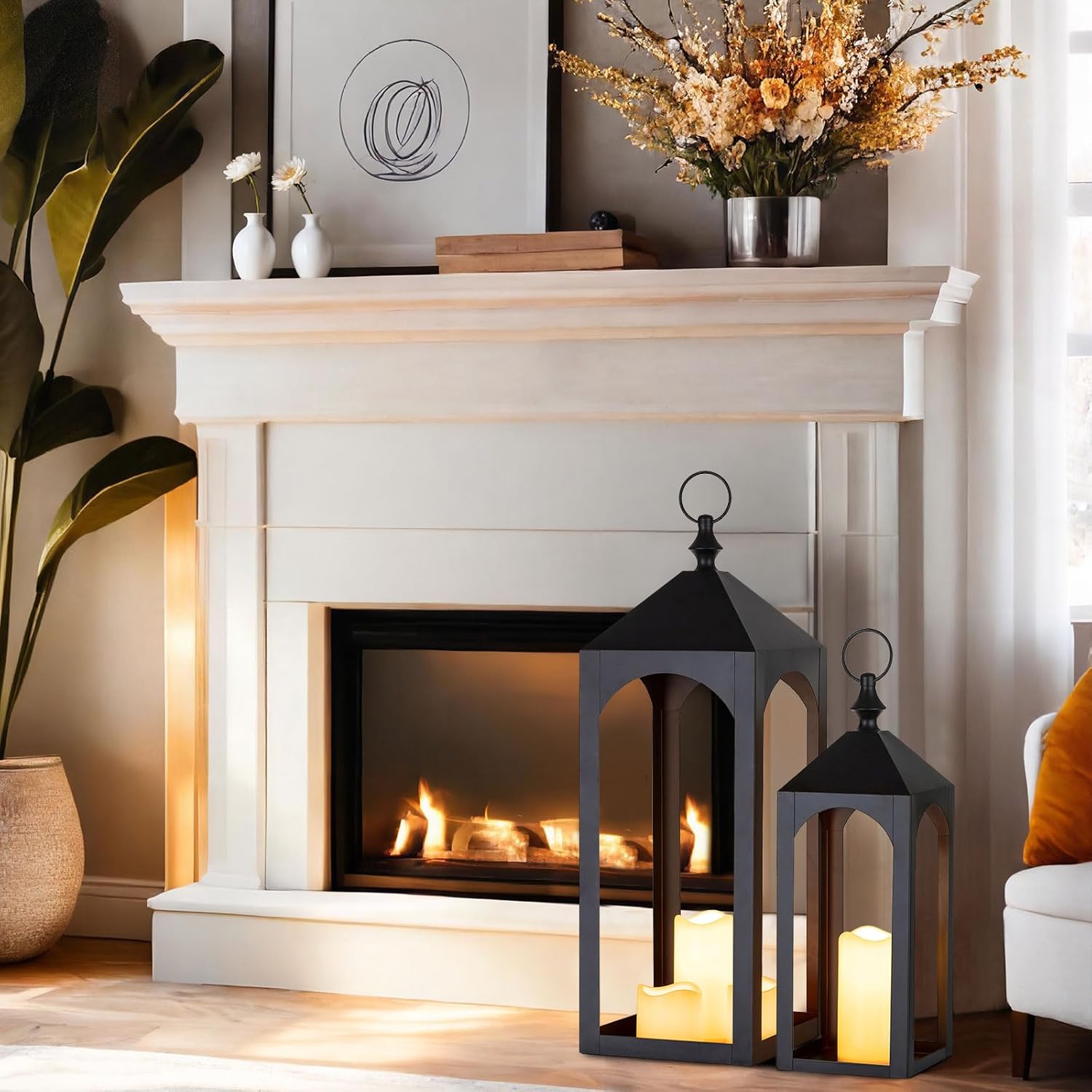 Staymoment Decorative Candle Lanterns Set of 2