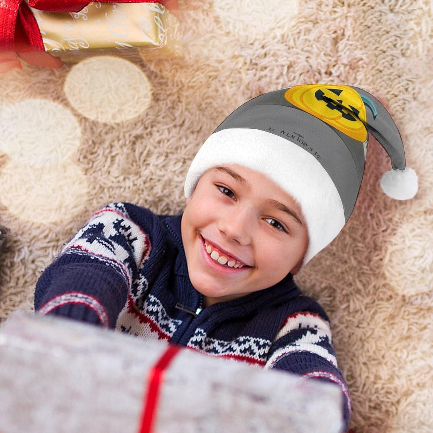 NWGHM Christmas Hat Pumpkin Candy Headwear for Adults
