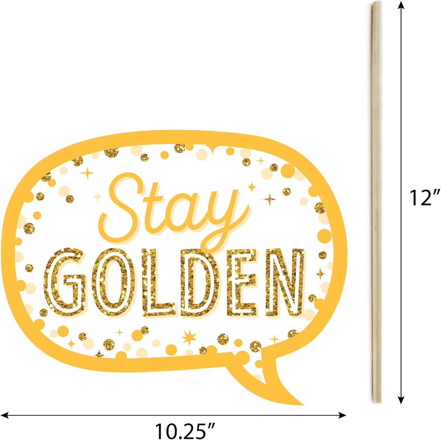 Big Dot of Happiness Birthday Photo Booth Props Kit - 20 Premium Pieces