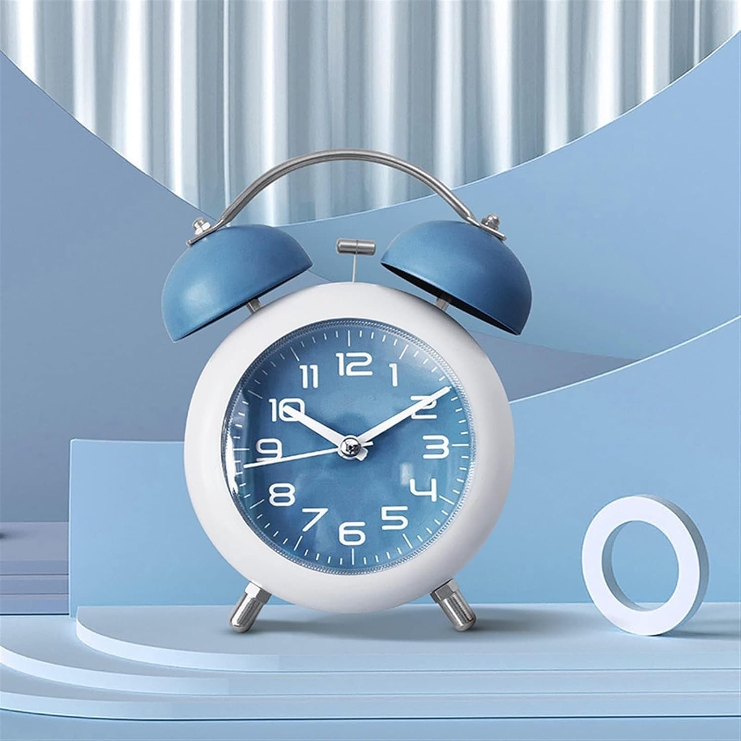 Double Bell Alarm Clock with Backlight and Loud Ringtone