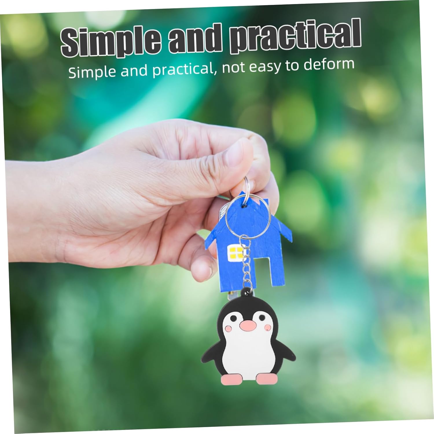24Pcs Penguin Keyrings for Party Favors