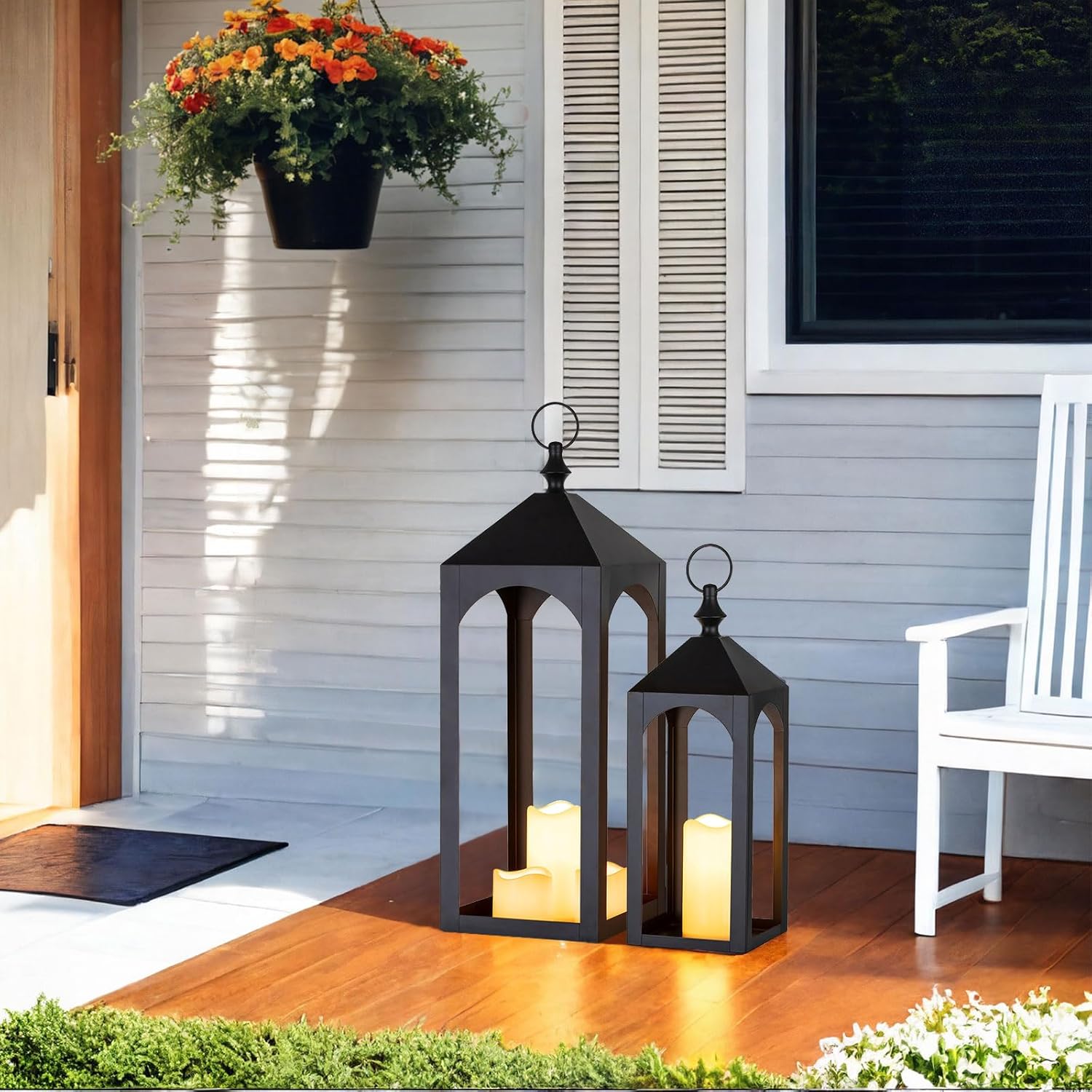 Staymoment Decorative Candle Lanterns Set of 2