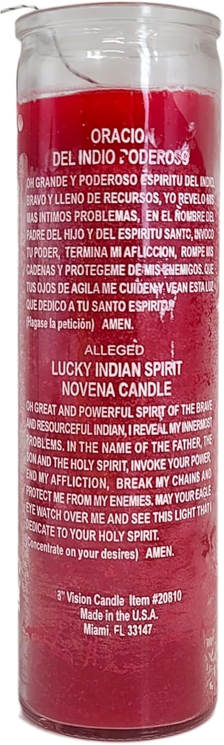 Lucky Indian Spirit 7 Day Candle 3-Pack