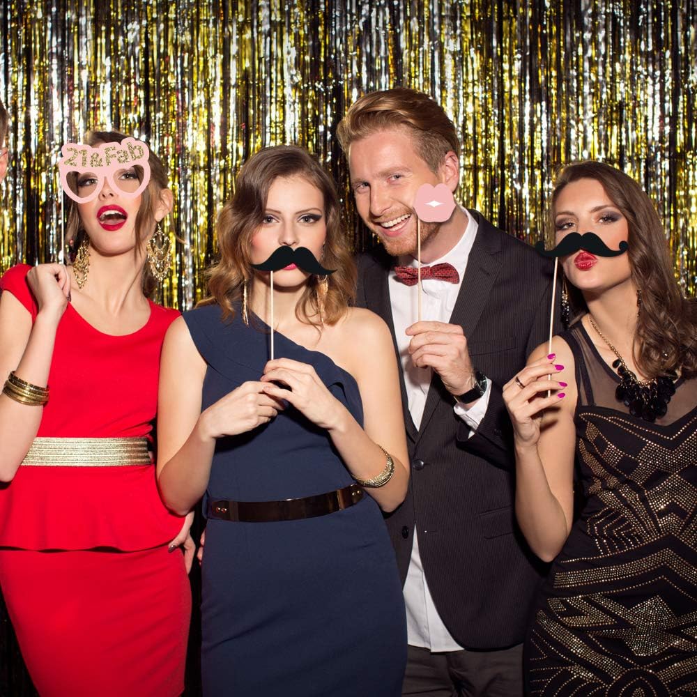 Perfect Occasion 21st Birthday Photo Booth Props Set of 30
