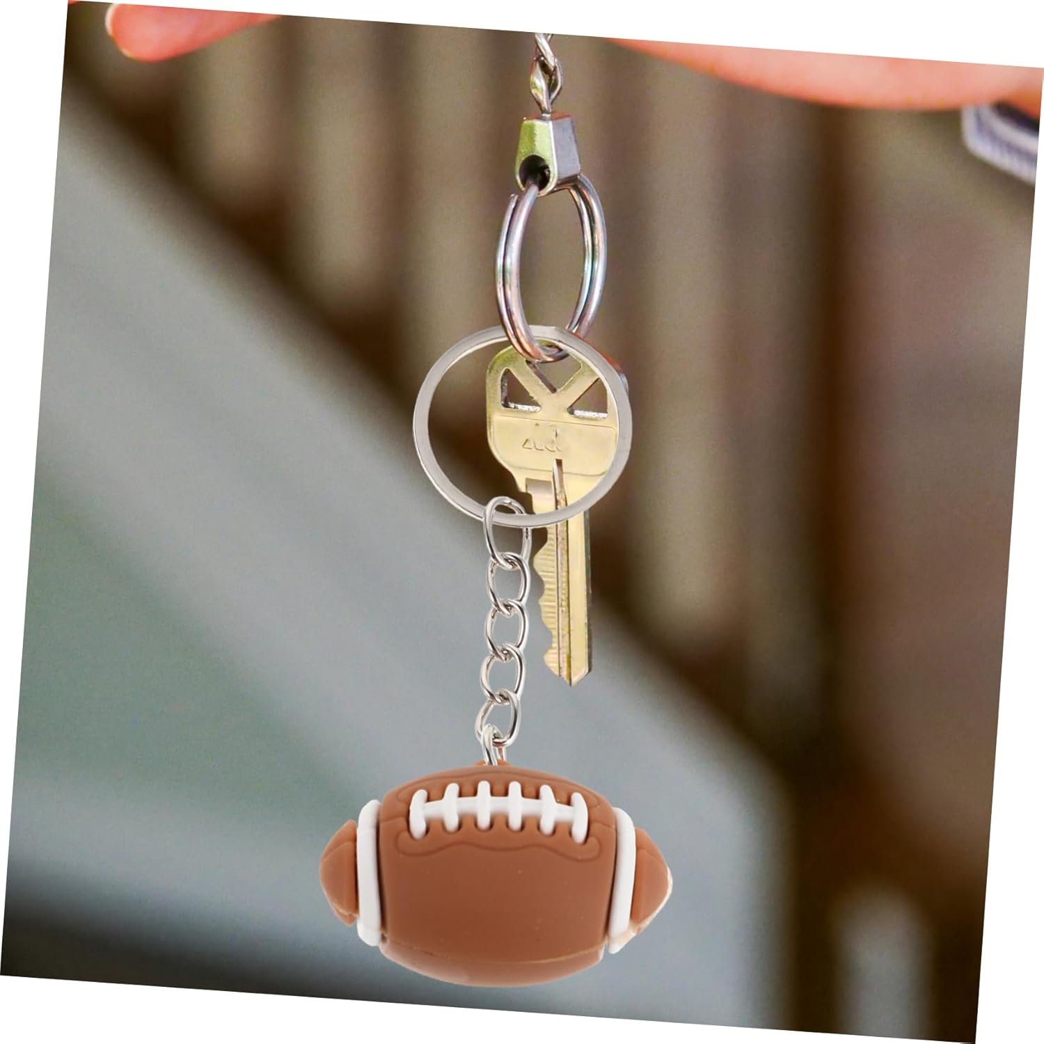 2PCS Mini Sports Balls Football Keychain for Boys