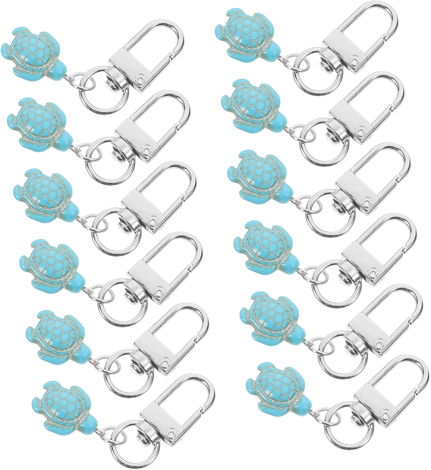 12pcs Cute Turtle Keychain Bag Pendant for Women