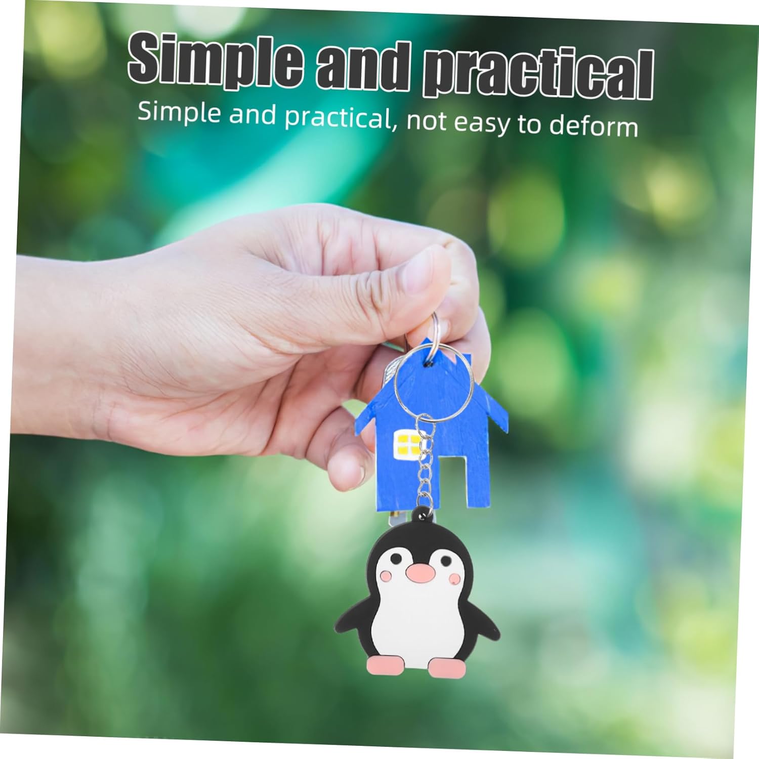 24Pcs Adorable Penguin Keyrings for Animal Themed Parties