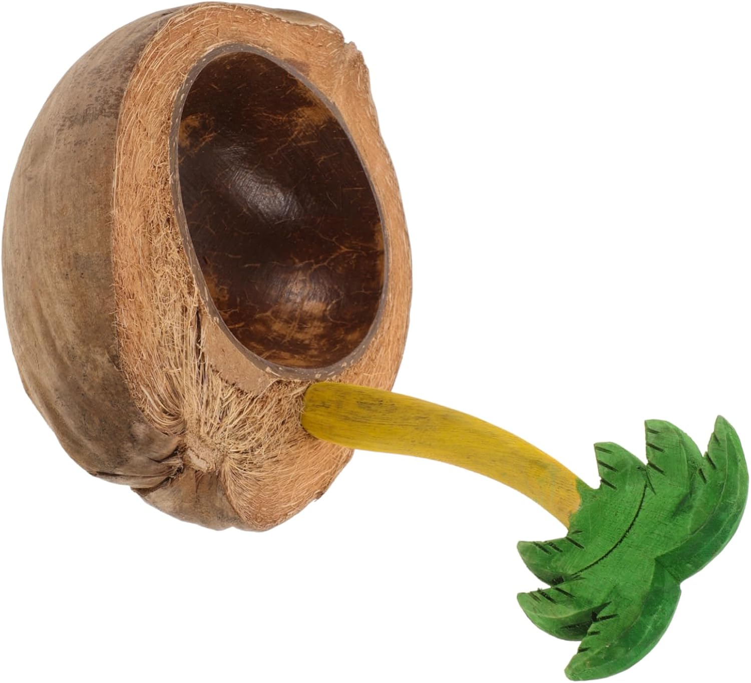 IMIKEYA Coconut Shell Candle Holder Bowl Portable Decorative