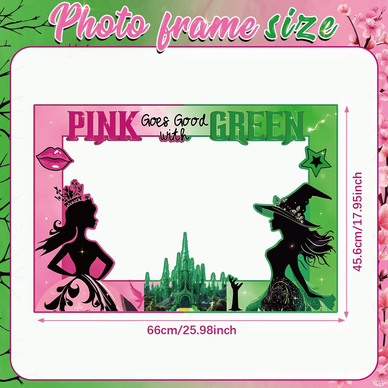Witch Party Decorations Photo Booth Props Frame