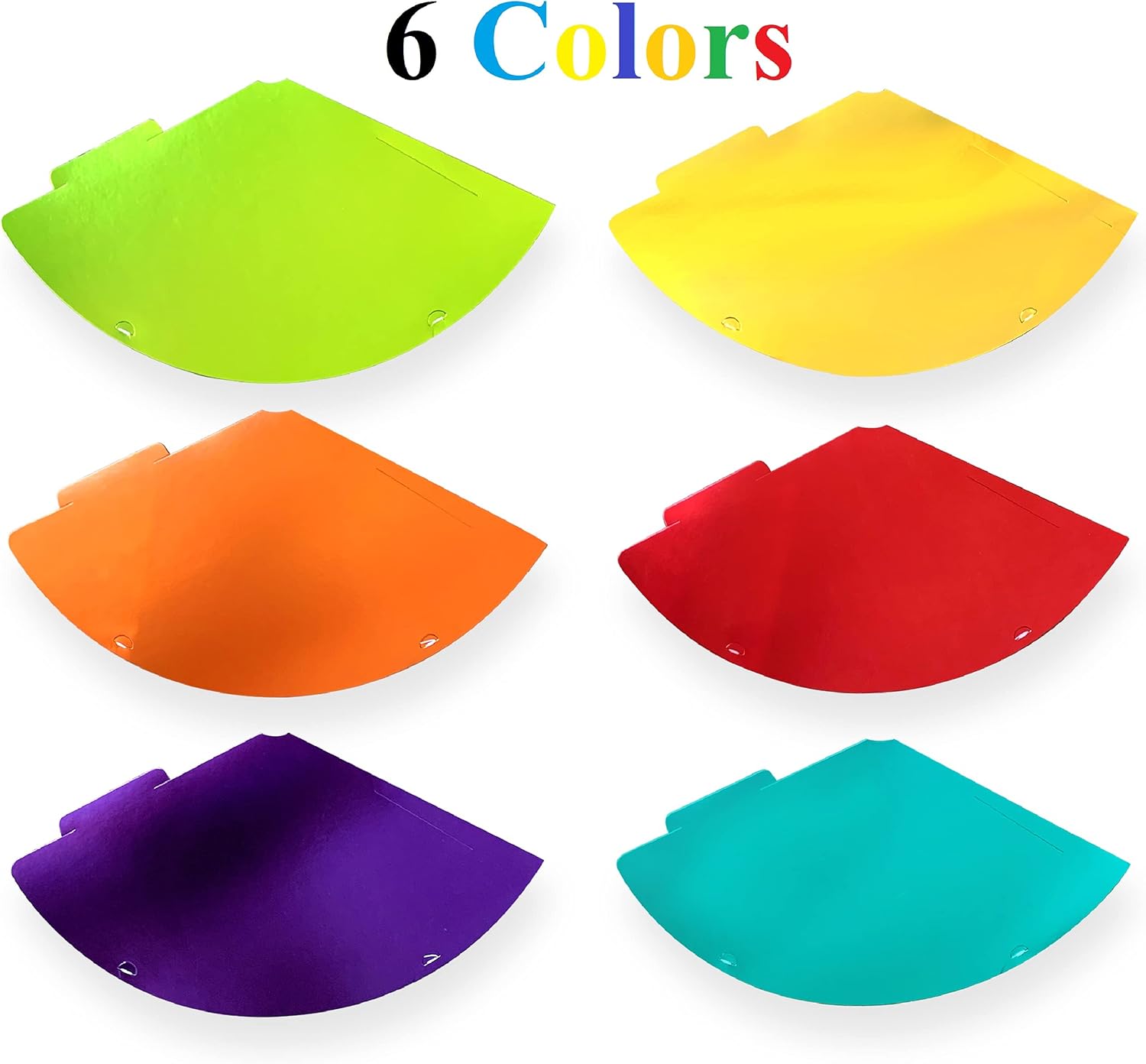 Tytroy 12 Assorted Metallic Cone Birthday Hats