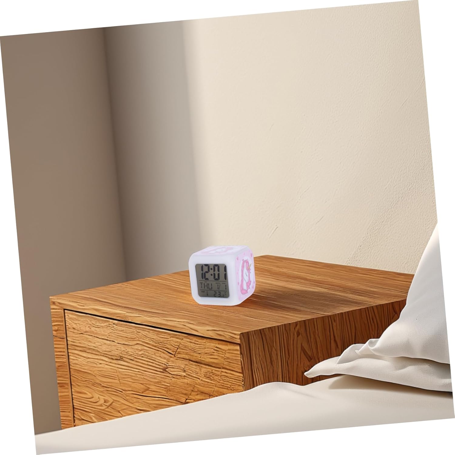 MAGICLULU Unicorn LED Digital Alarm Clock for Bedroom