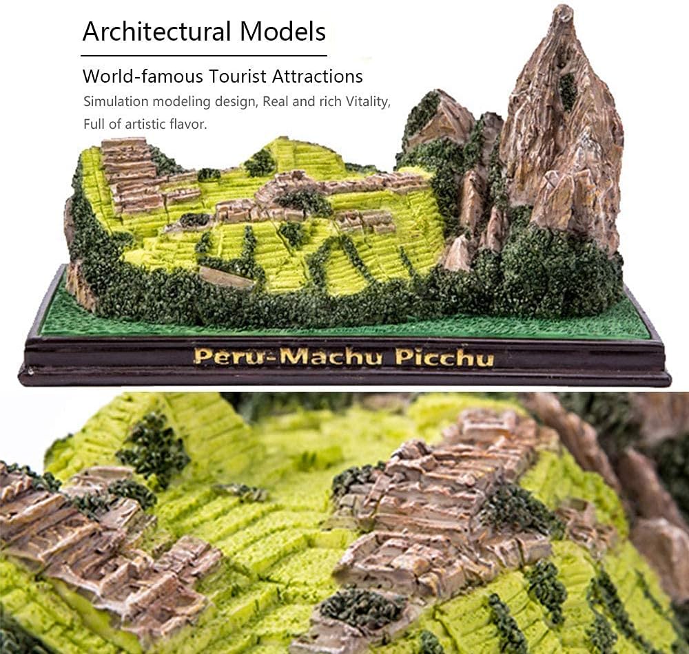 Machu Picchu Statue Home Decor Sculpture Desktop Ornament