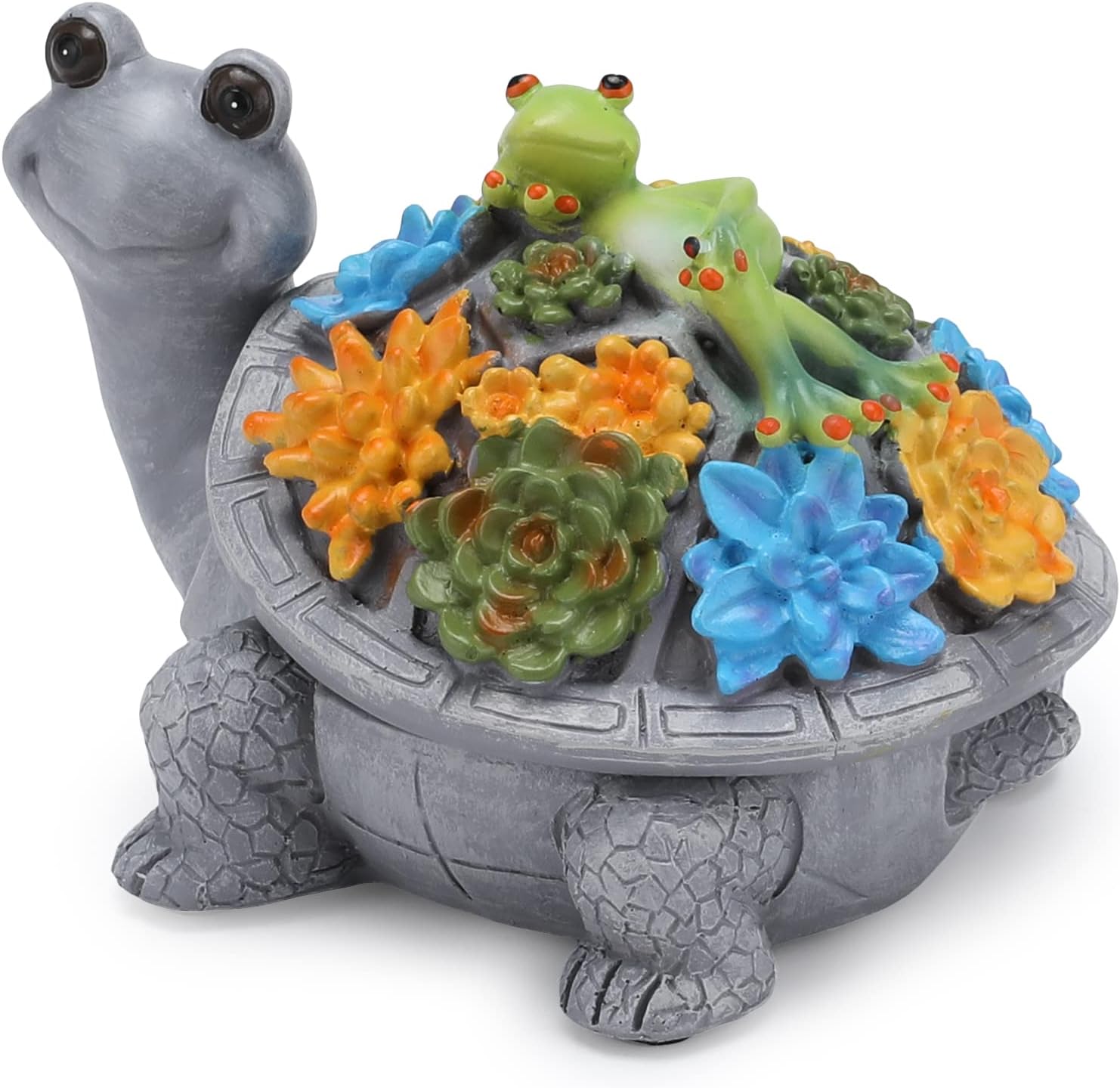Turtle Lazy Frog Ashtray with Lid Set
