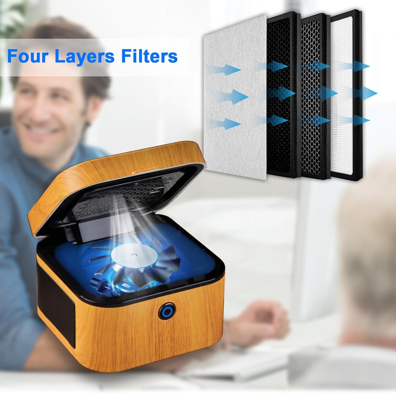 SHD Multifunctional Smokeless Ashtray with HEPA Filter
