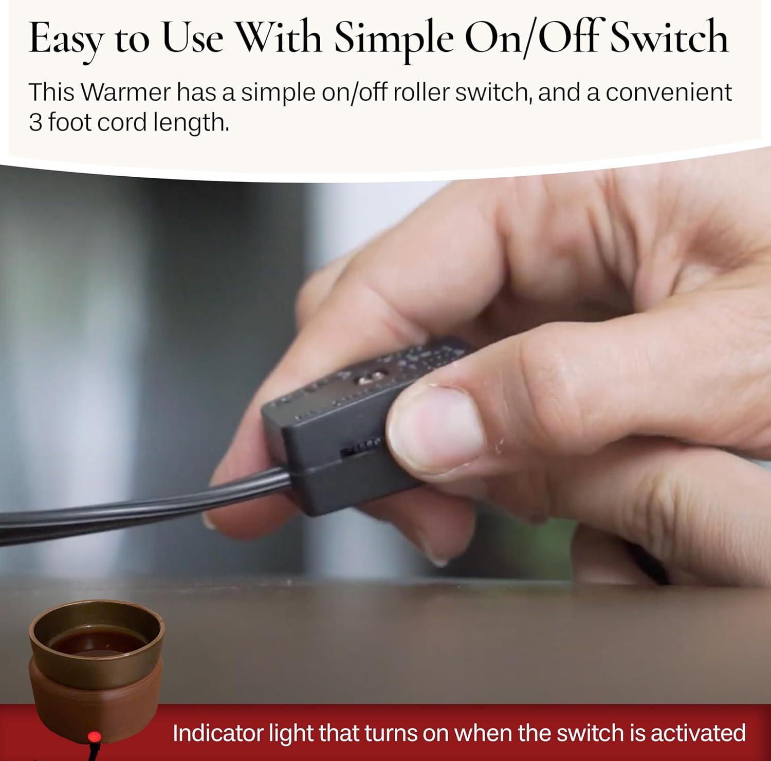 Candle Warmers Etc 2-in-1 Candle and Fragrance Warmer