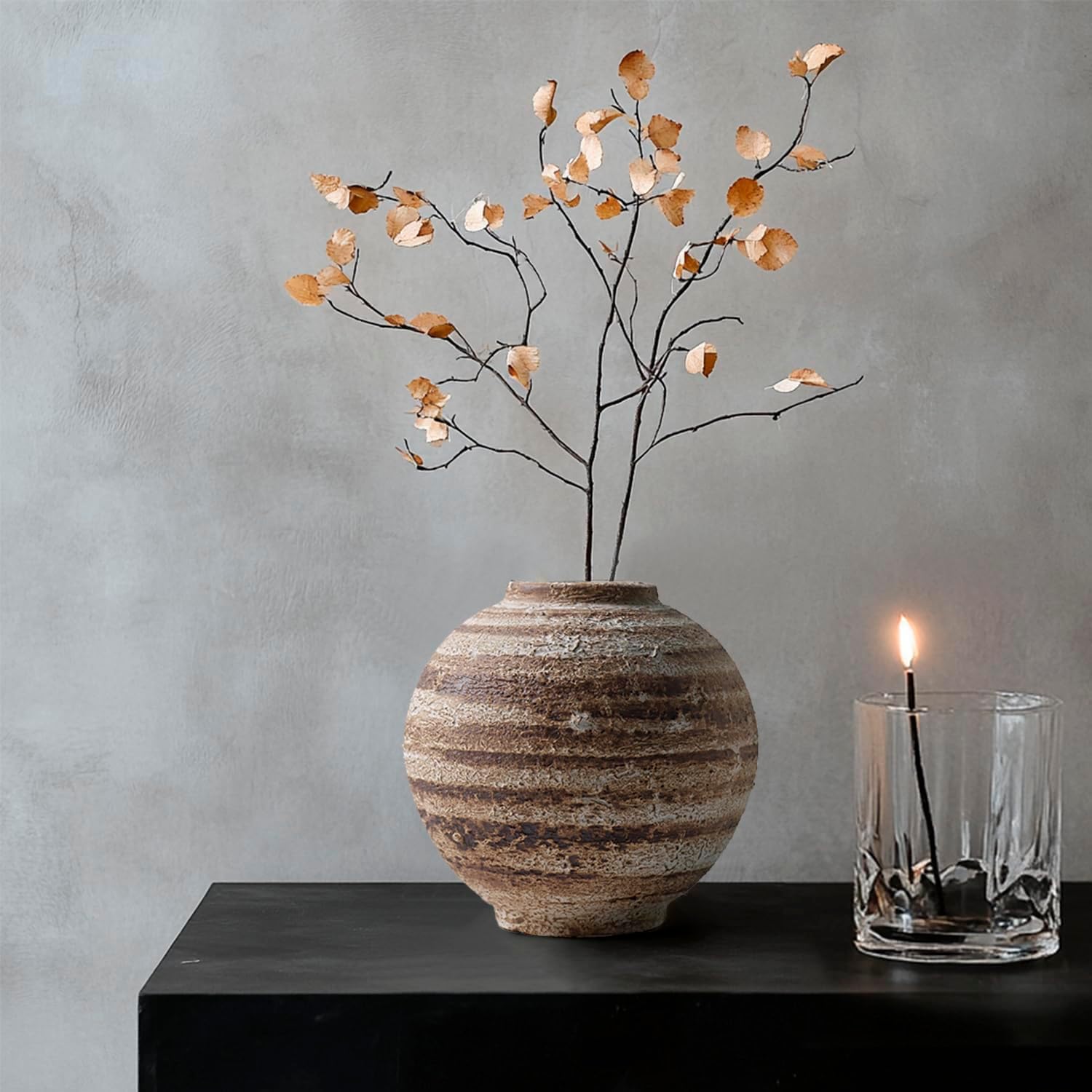 DIF DECO Ceramic Farmhouse Vase 55 Inch