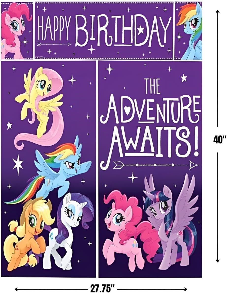 My Little Pony Scene Setters Pack Of 16 With 12 Photo Props