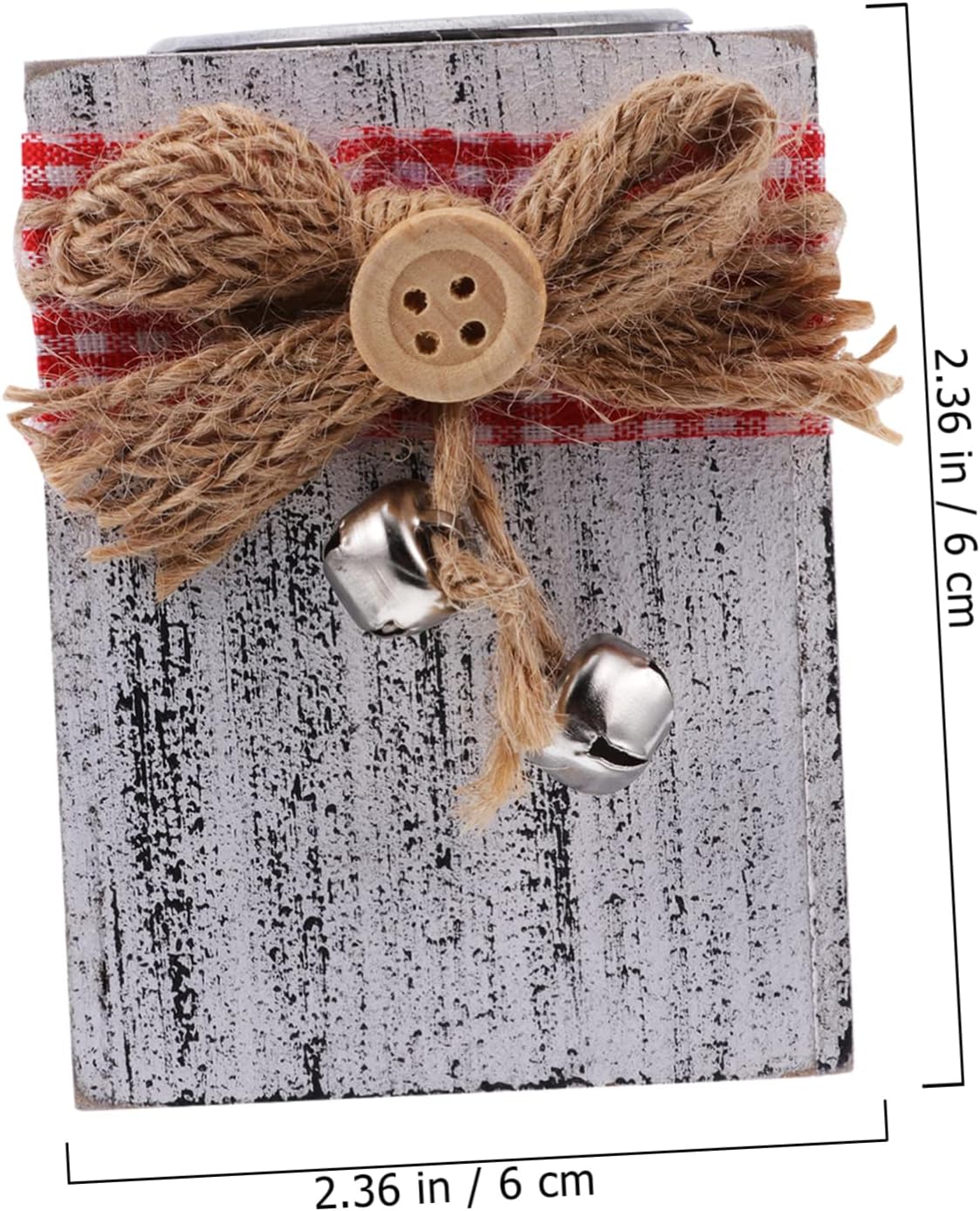 MAGICLULU Christmas Candle Holder Wooden Decor for Holiday Tables