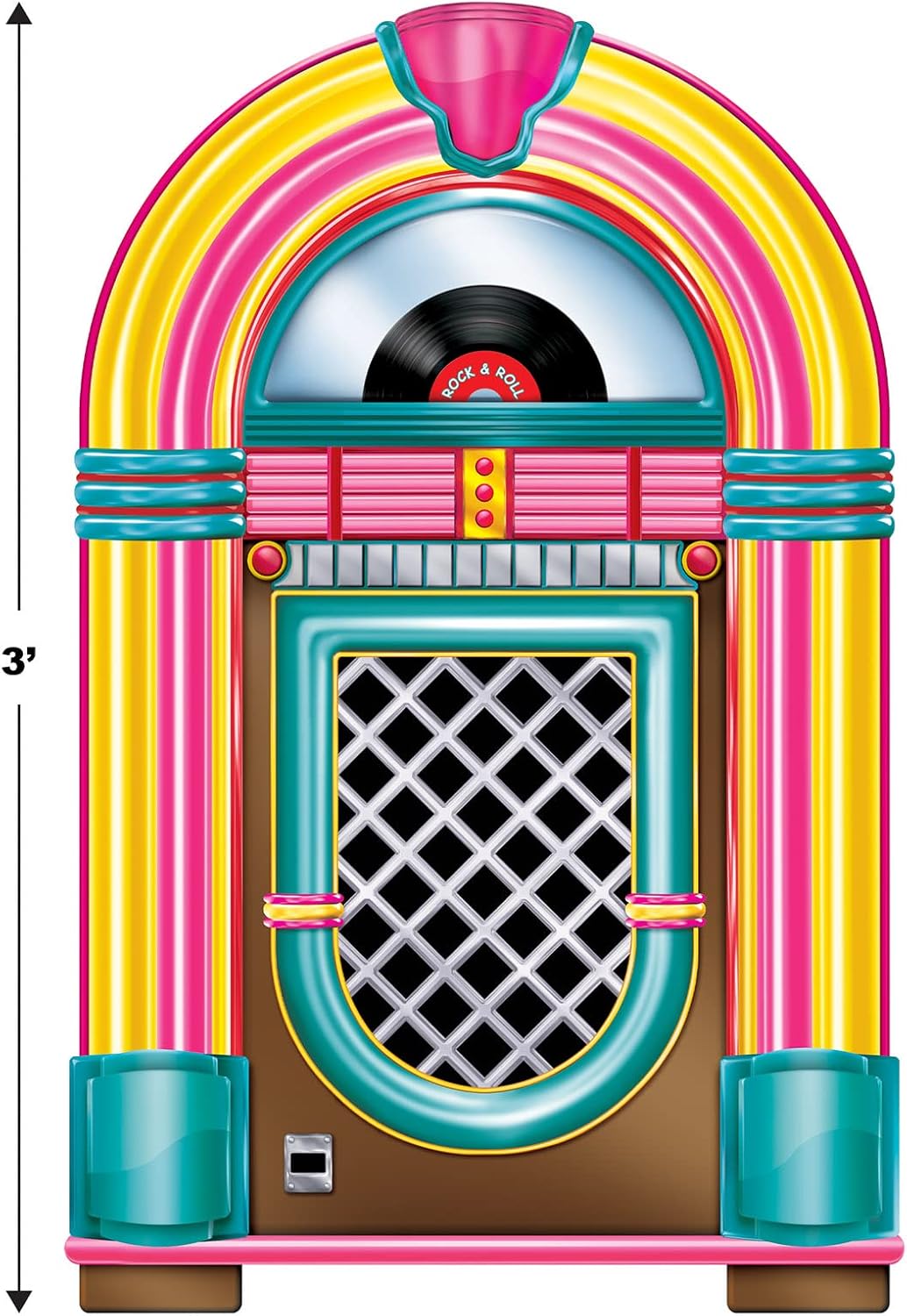 Beistle Jukebox Cutout for Parties