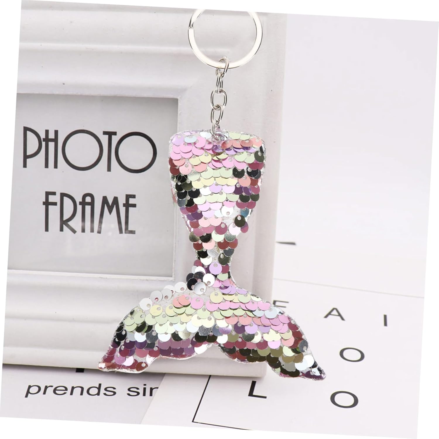 PRETYZOOM 6pcs Mermaid Keychains for Backpacks and Keychain Decor