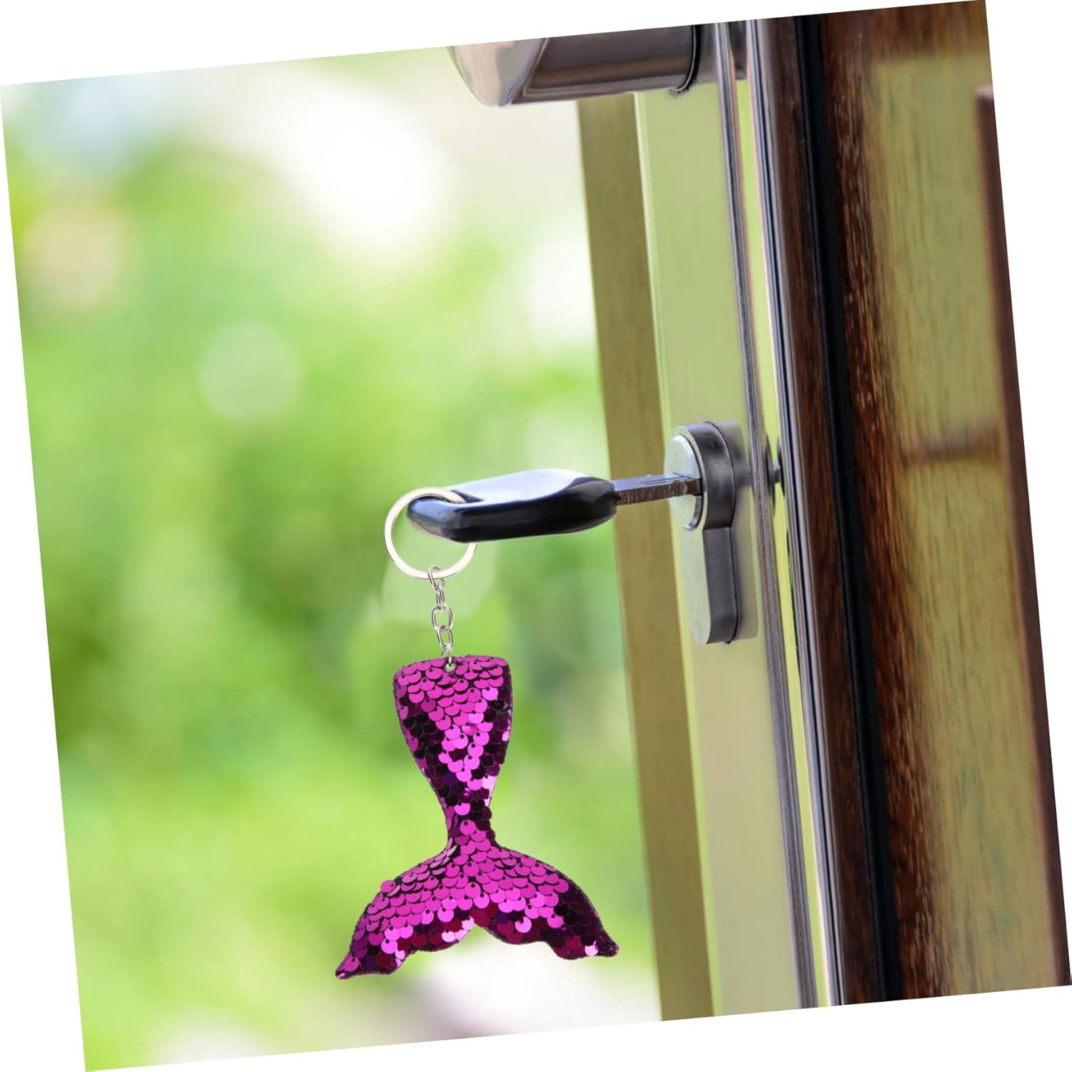 PRETYZOOM 6pcs Mermaid Keychains for Backpacks and Keychain Decor