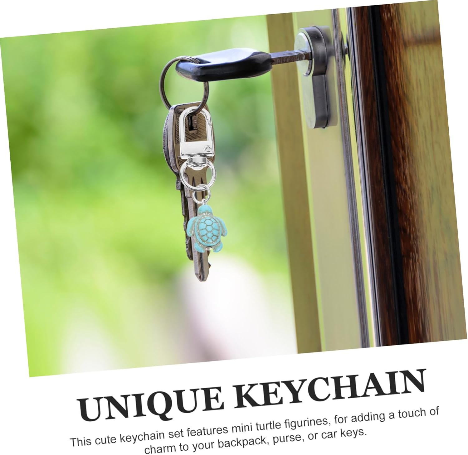 12pcs Cute Turtle Keychain Bag Pendant for Women