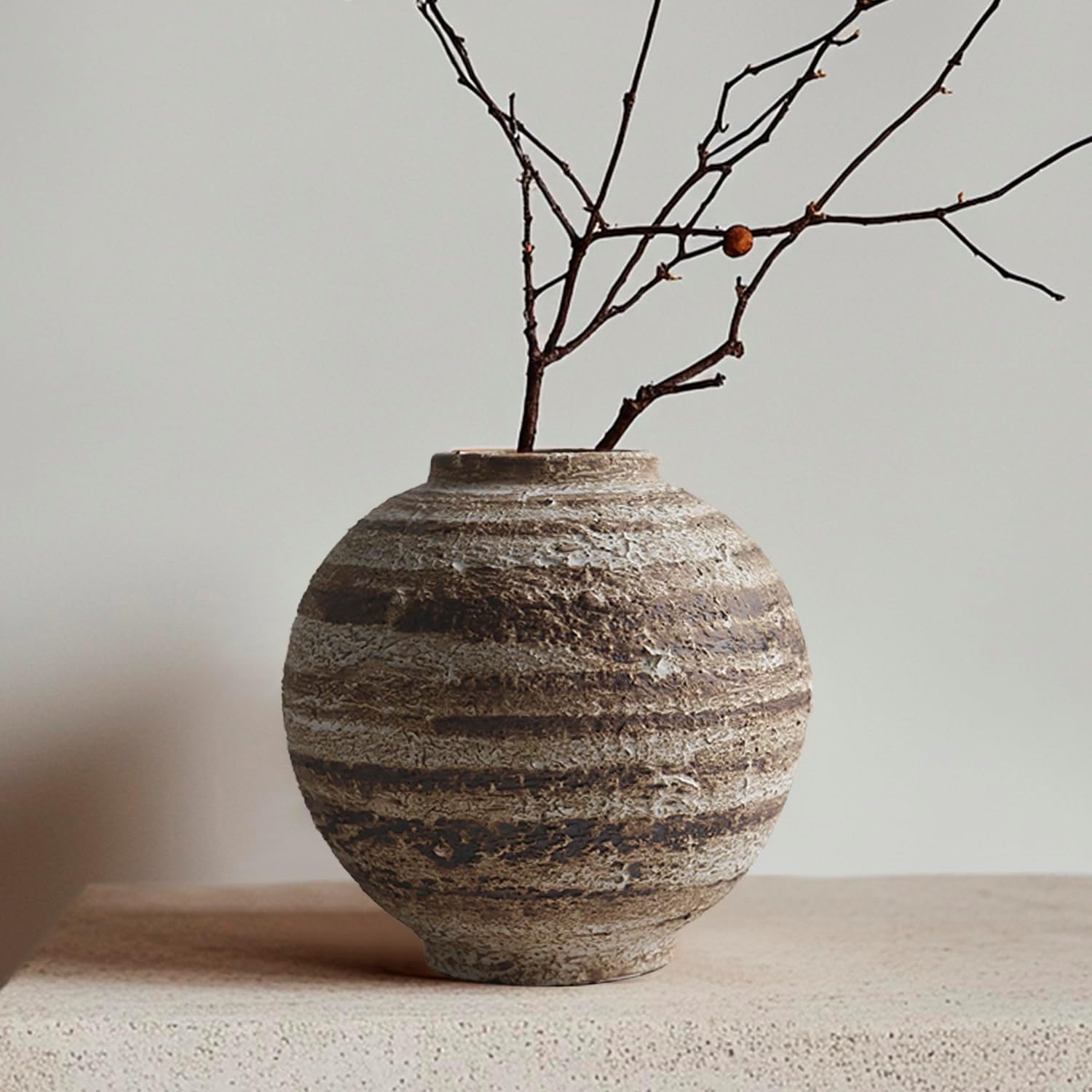 DIF DECO Ceramic Farmhouse Vase 55 Inch