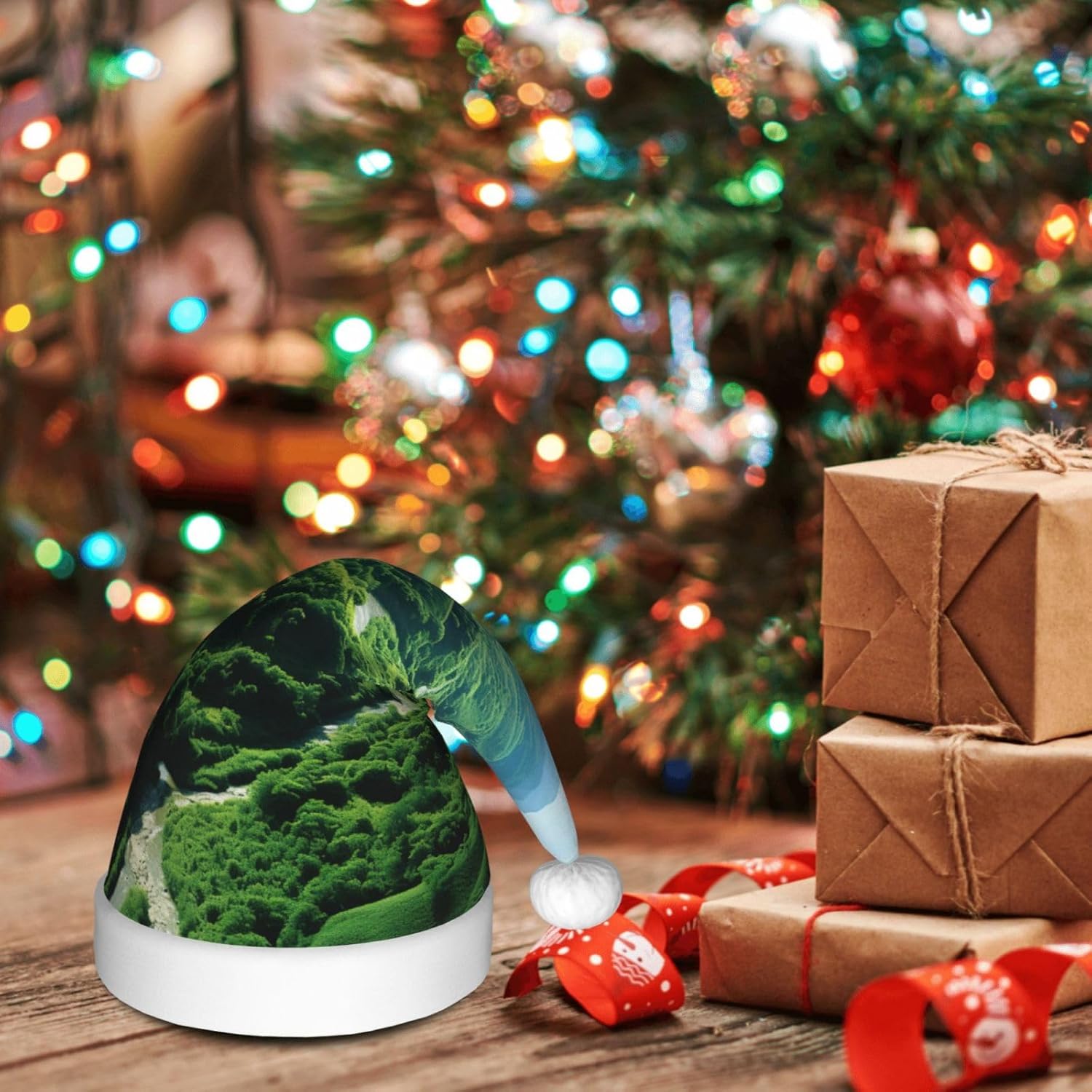Personalized Santa Hat Velvet Plush Christmas Headwear