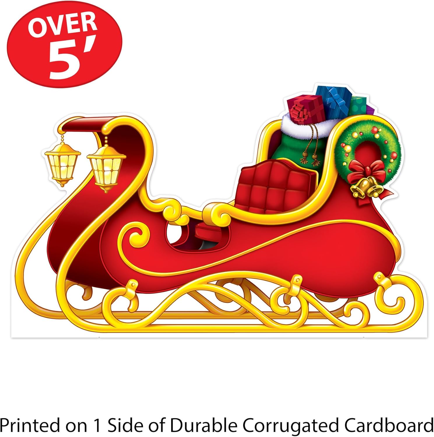 Beistle Santas Sleigh Photo Prop 37 x 510