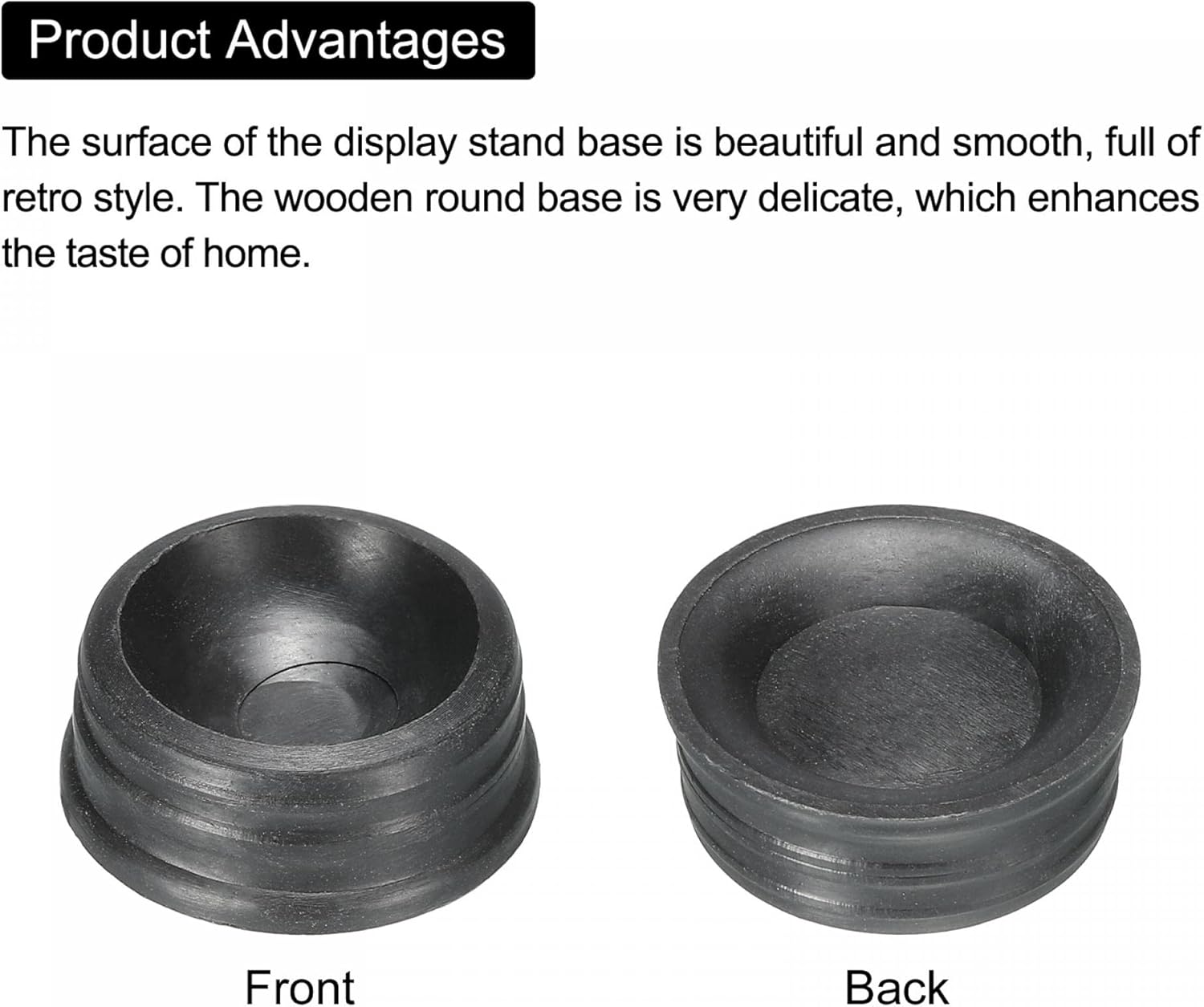 MECCANIXITY Crystal Ball Display Stand Black 3cm Diameter Pack of 20