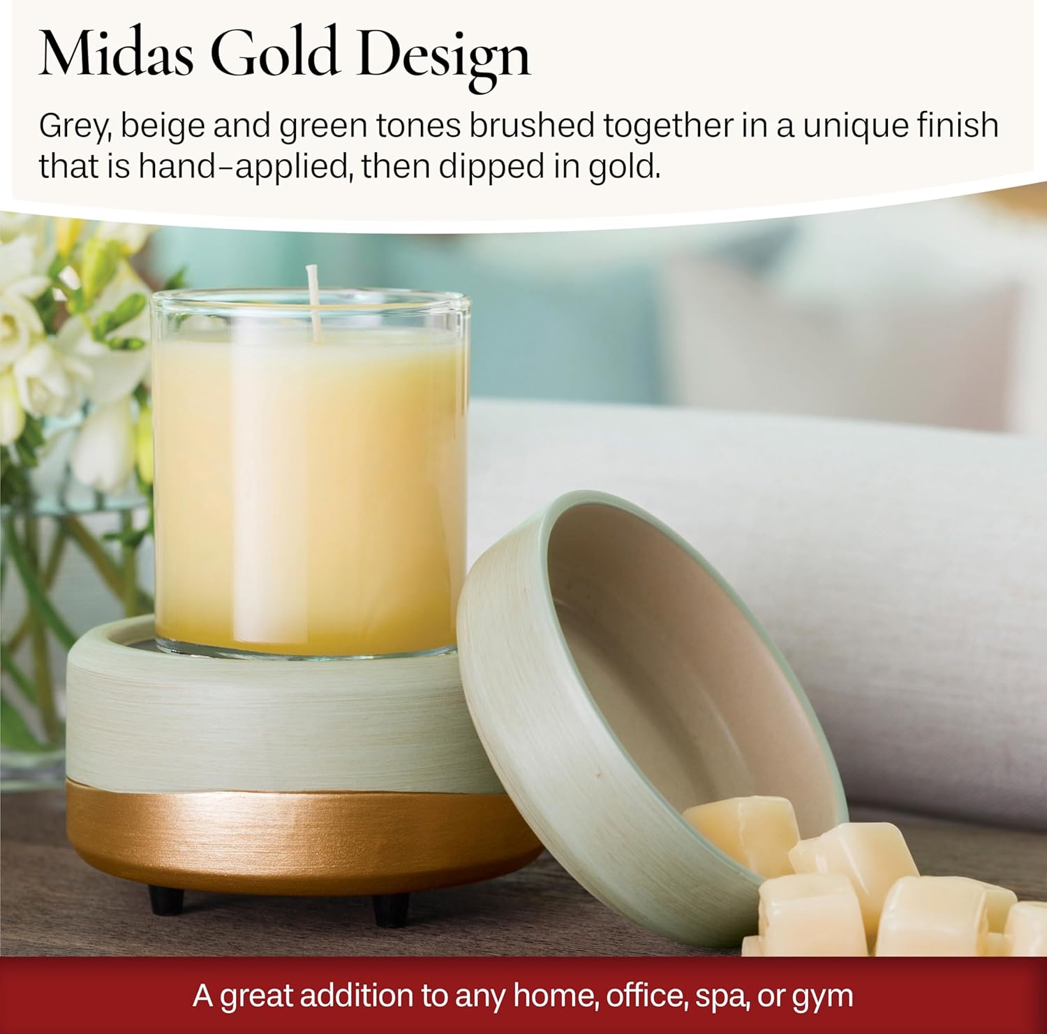 Candle Warmers Etc 2-in-1 Candle and Fragrance Warmer