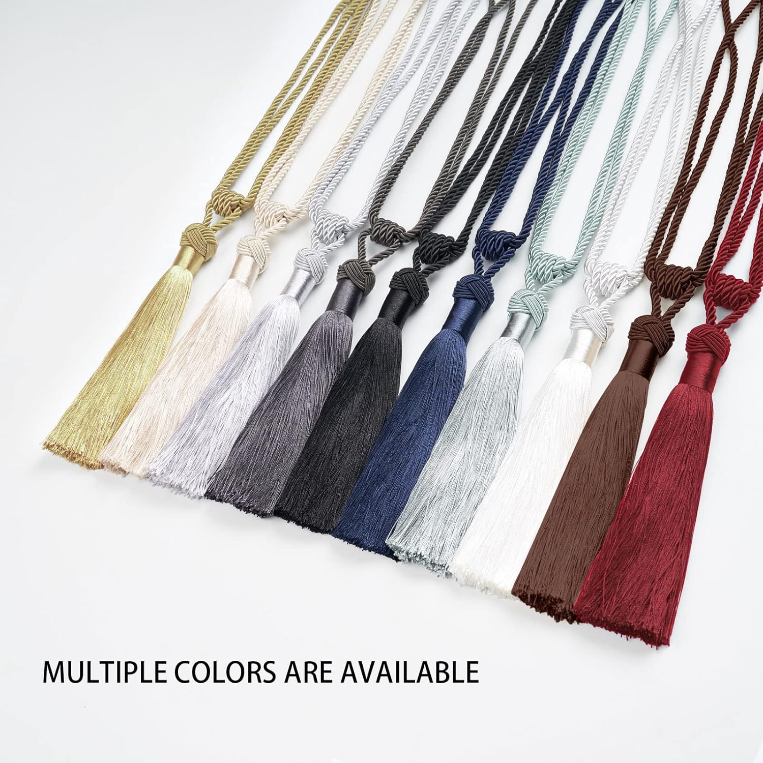 NICEEC 4 Pack Decorative Curtain Holdbacks