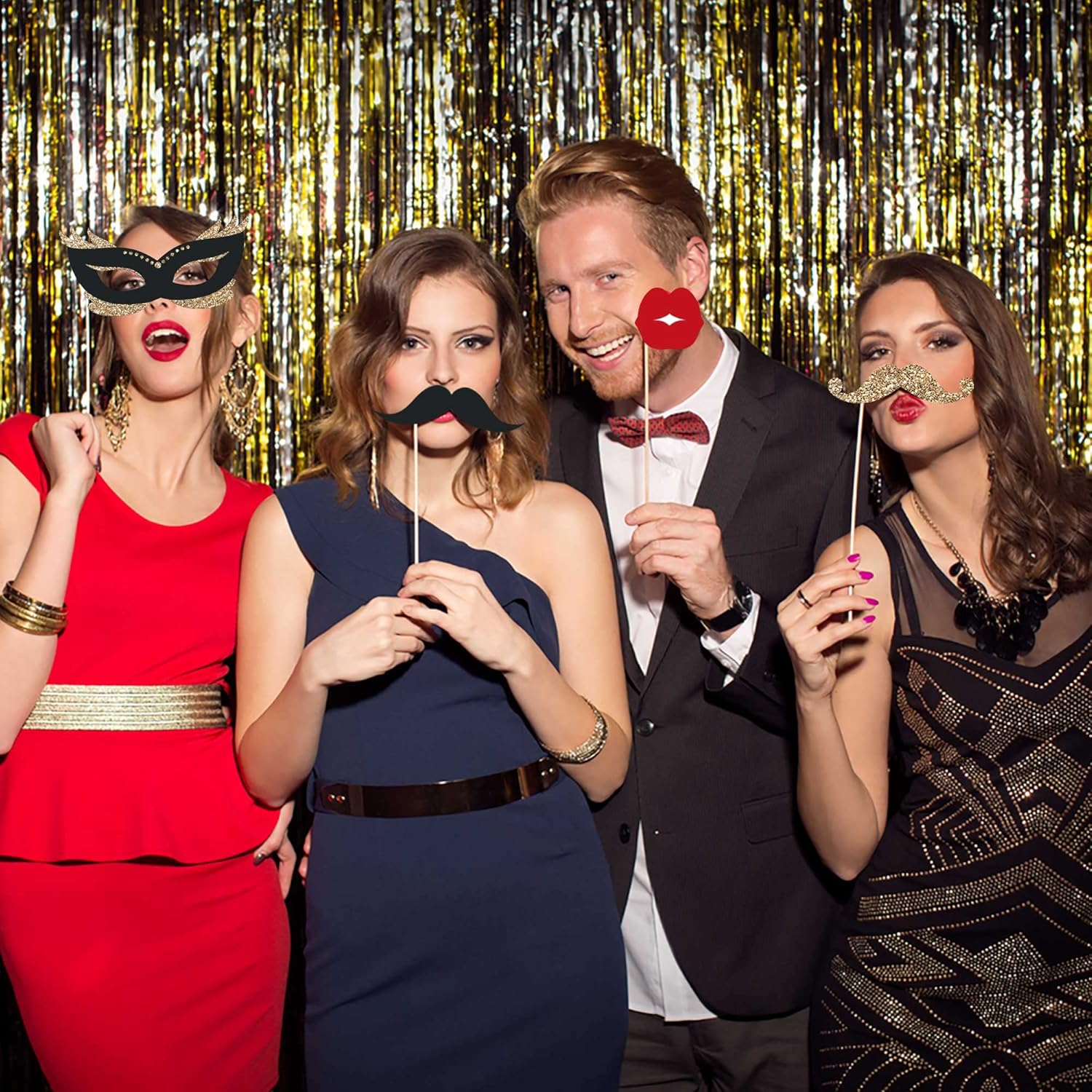 Perfect Occasion Fully Assembled Birthday Photo Booth Props 30 Piece Box Set