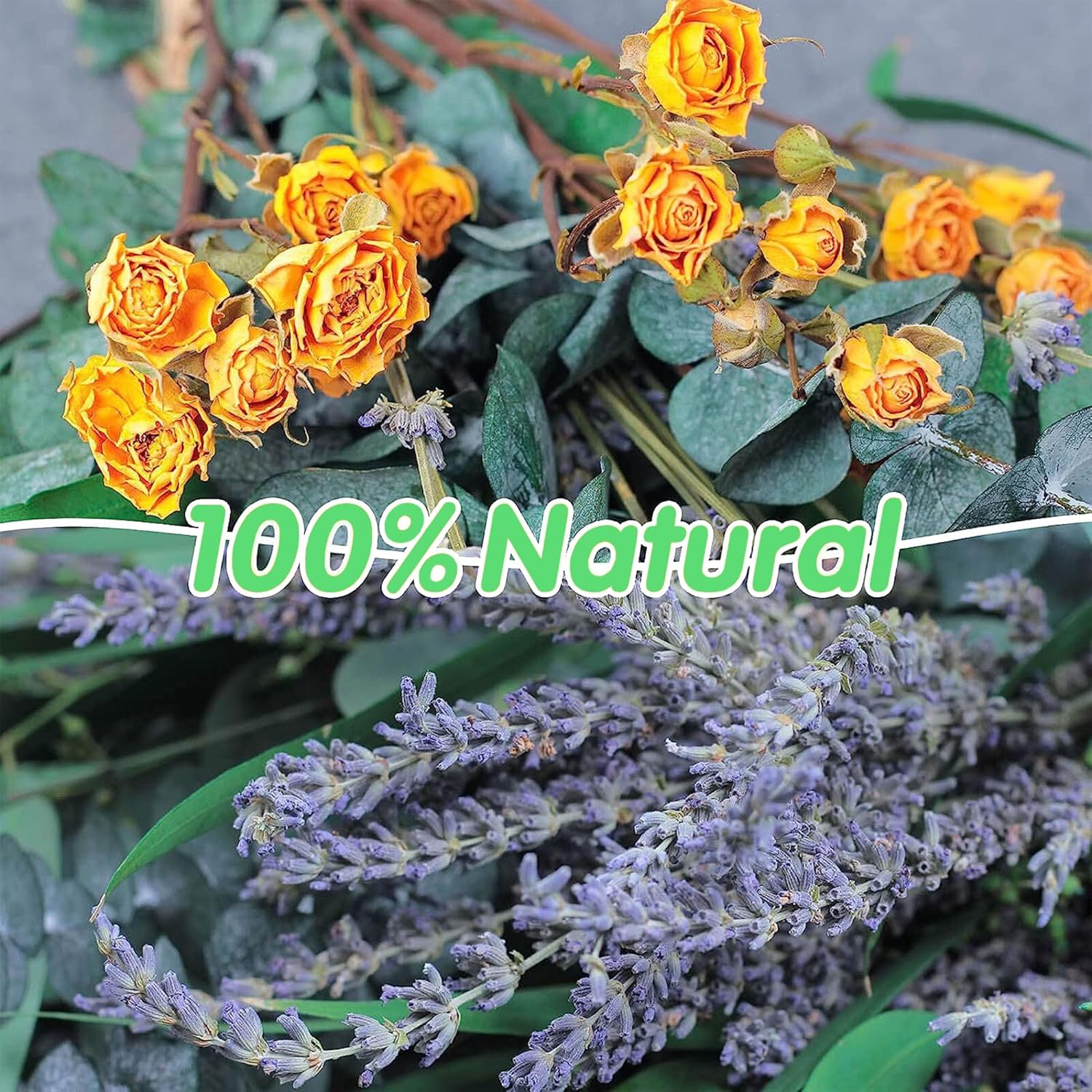 70pcs Dried Lavender and Eucalyptus Mix for Shower Hanging