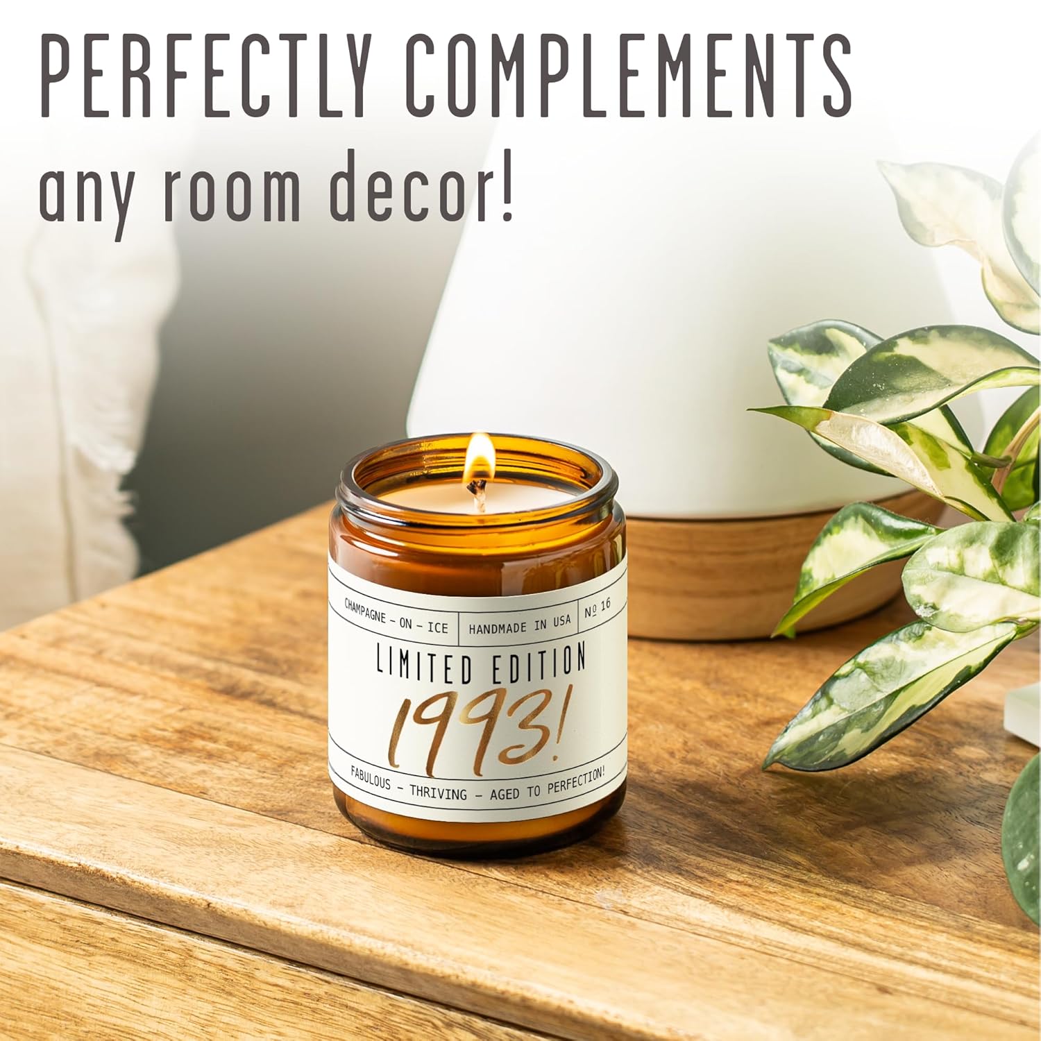 Limited Edition 1993 Soy Candle 32nd Birthday Gift for Her