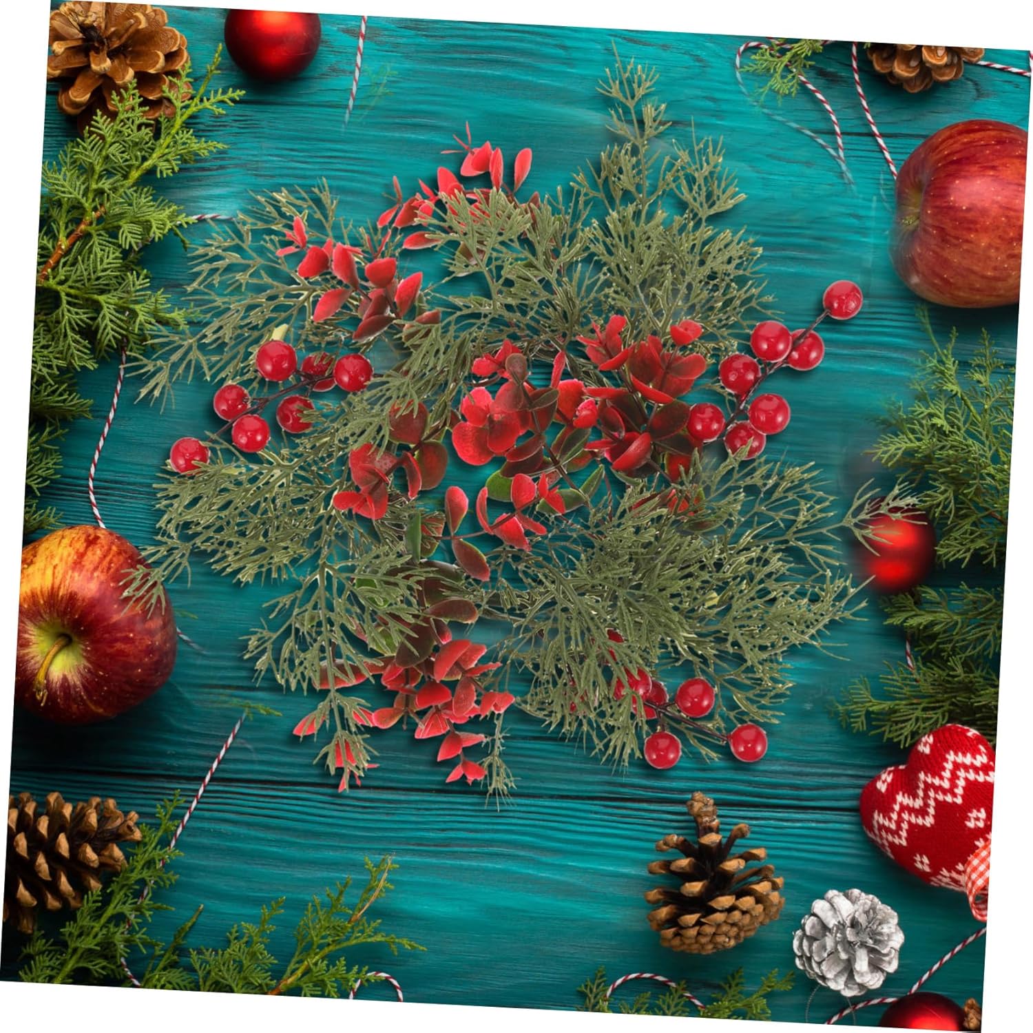 Christmas Candle Wreath for Holiday Decor