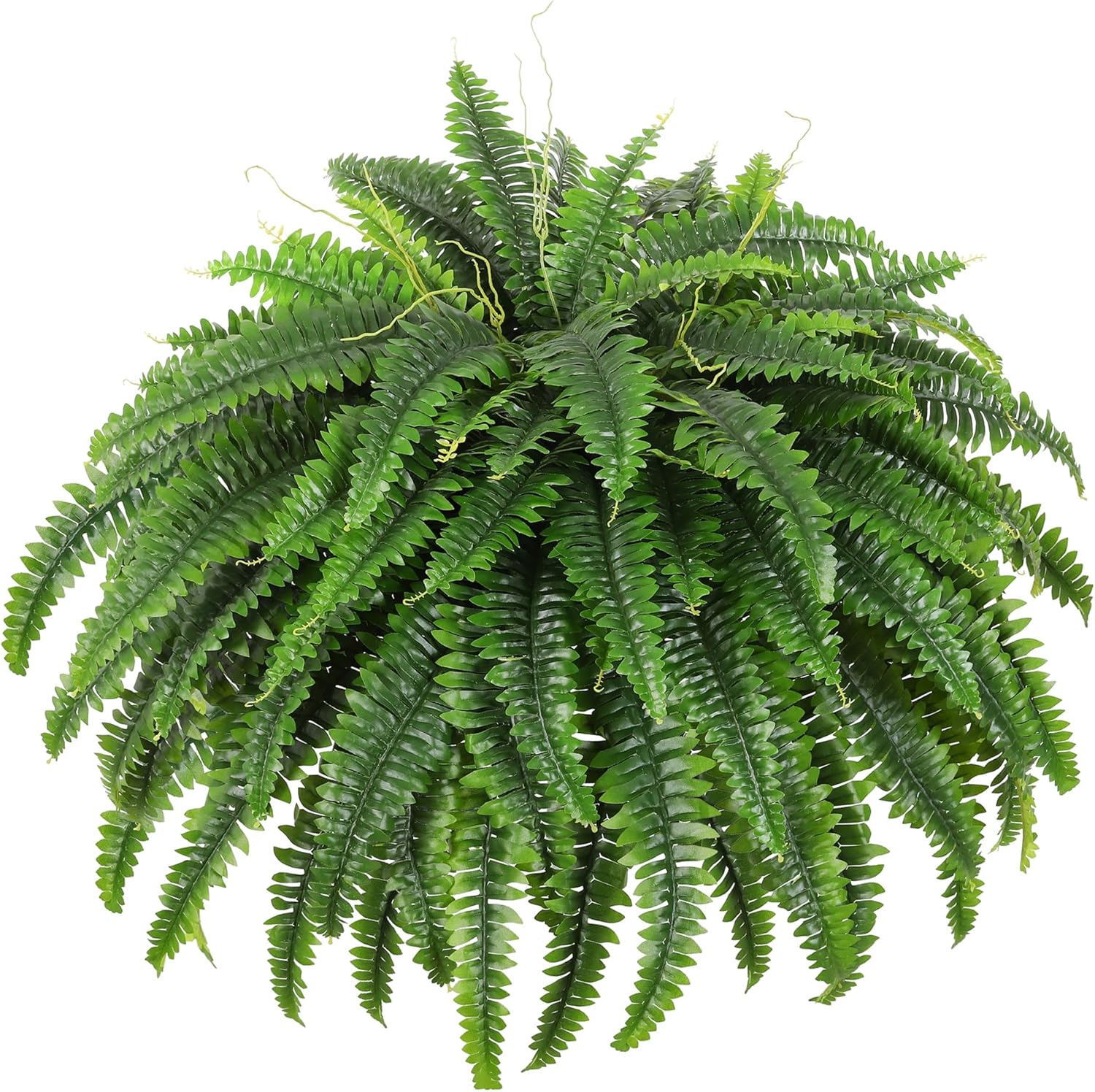 Single Silky Artificial Boston Fern Bush 49 Inch