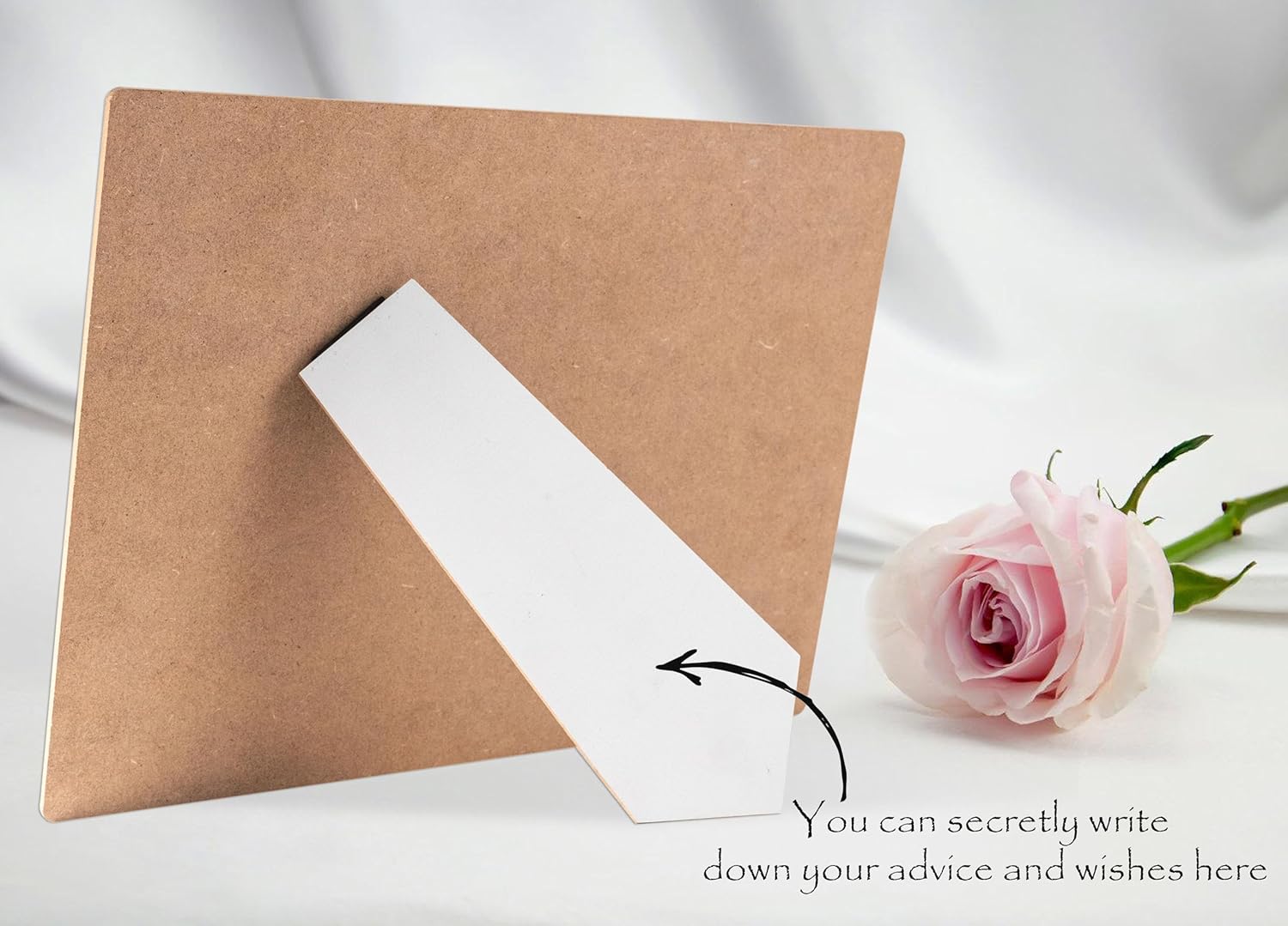 Minimalist Wedding Table Sign With Stand