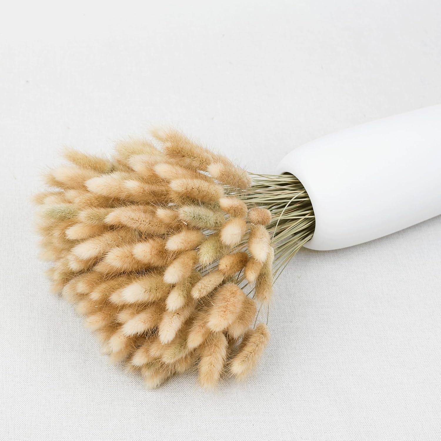 Xins Convey 120pcs Dried Rabbit Tails Natural Flowers