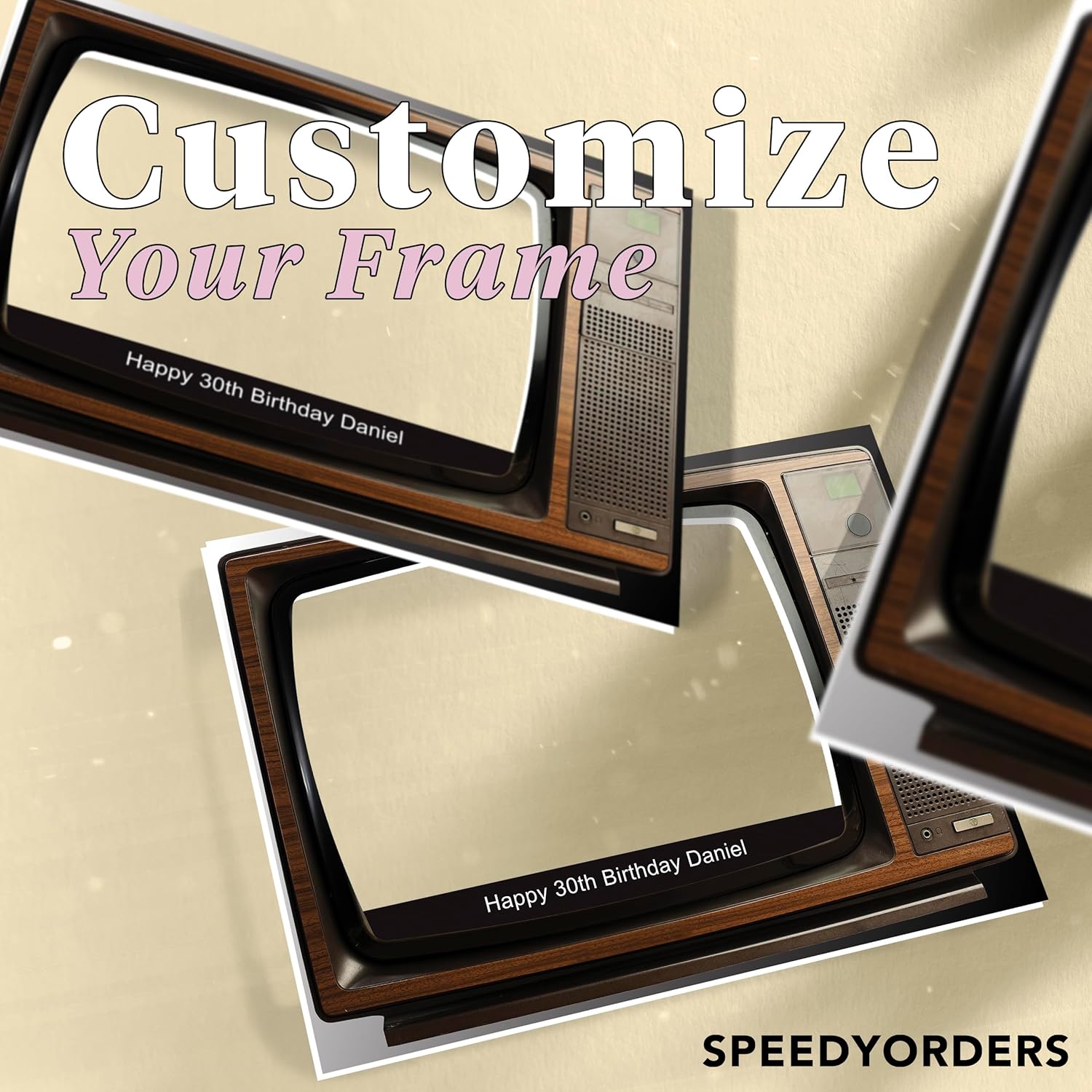 Custom Retro TV Set Photo Booth Prop for Parties