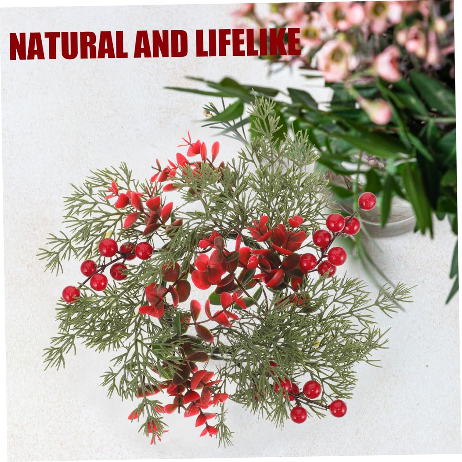 Christmas Candle Wreath for Holiday Decor