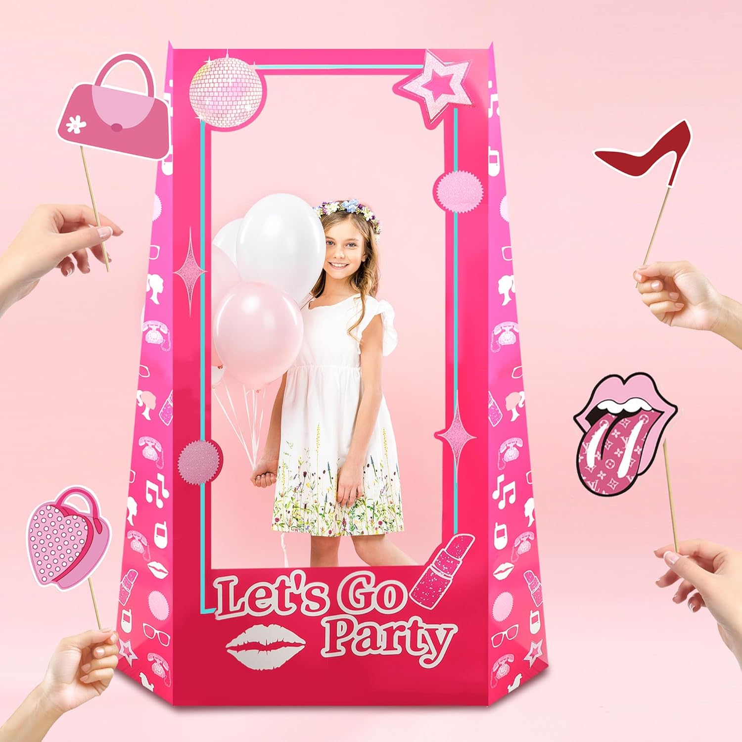 45 Ft Tall Life Size Photo Booth Props with Bracket