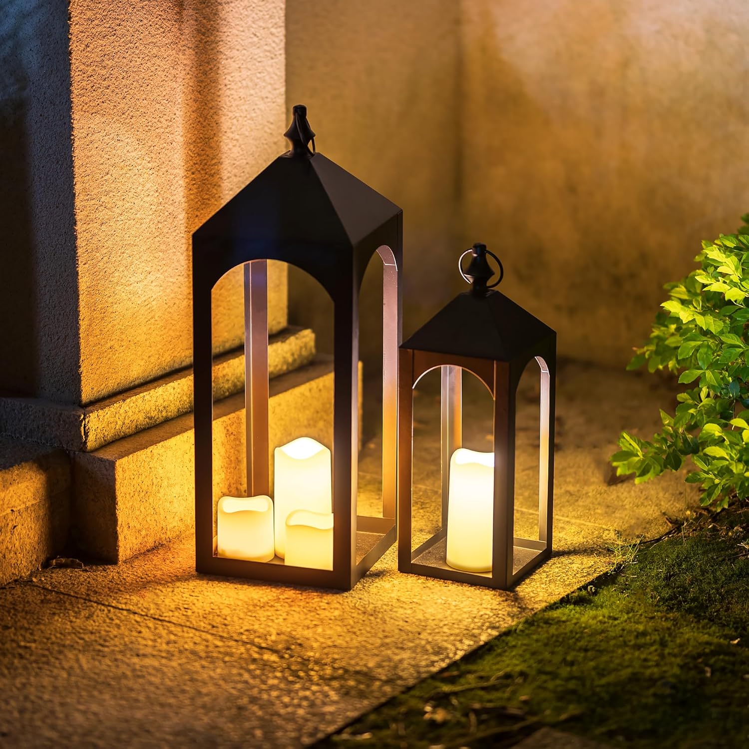 Staymoment Decorative Candle Lanterns Set of 2