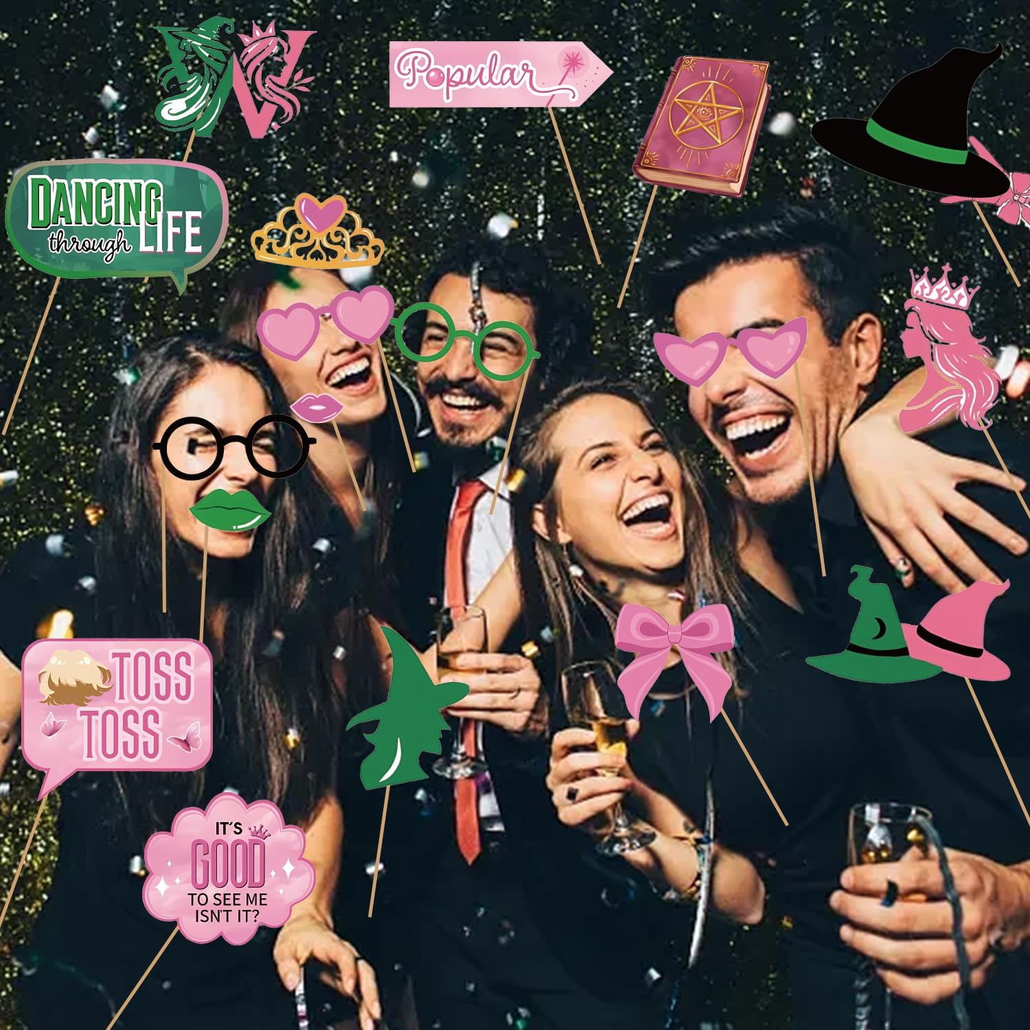 Witch Party Decorations Photo Booth Props Frame